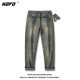 2025 New American Retro Slim Fit Stretch Small Leg Pants Straight Men's Winter Style