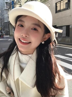 礼帽渔夫帽出游优雅女秋冬