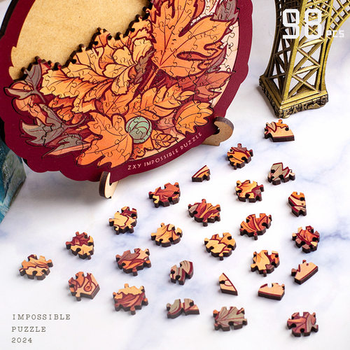 《落叶》puzzleins治愈系闺蜜生日礼物送女友创意摆件节日礼品 - 图2