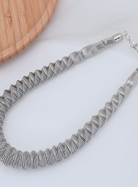 欧美夸张项链2024新款时尚款项圈