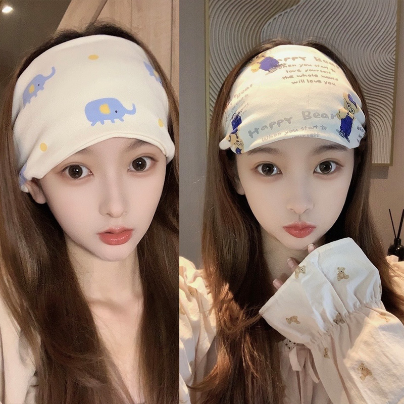 时尚纯棉月子发带春夏薄款可爱头巾帽子孕妇透气产后宽边产妇吸汗,淘宝优惠券,粉丝福利购,淘宝优惠卷