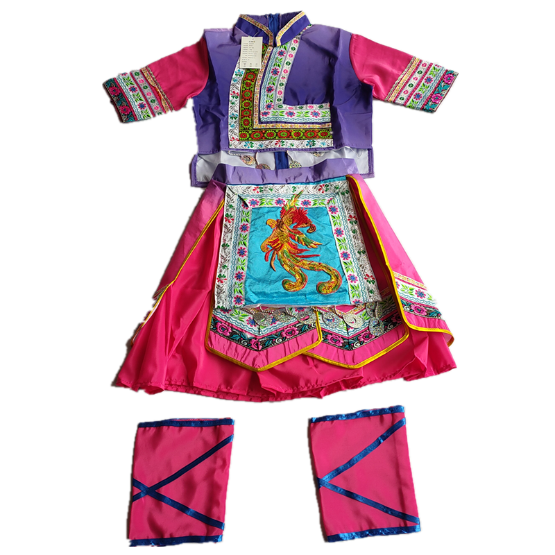 2020新款少数民族女畲族成人演出服 jzsirdfs娇诗若民族服装/舞台装