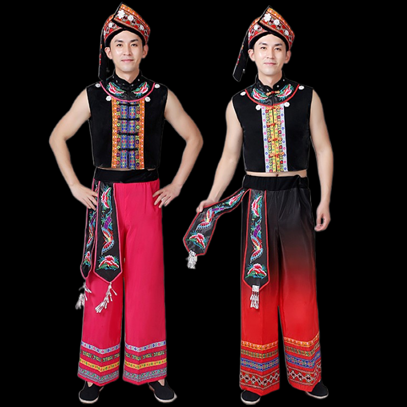 畲族套装女婚嫁渐变夏季衣服2022 jzsirdfs娇诗若民族服装/舞台装