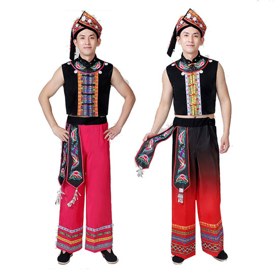 Она костюмы этнических меньшинств, женские костюмы Мяо