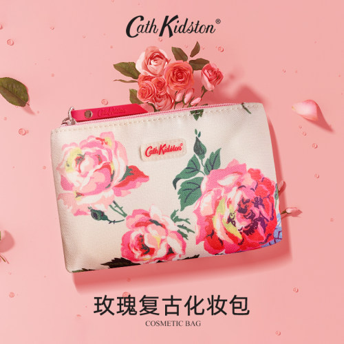 【小美盒专属】Cath Kidston玫瑰精华面膜护手霜化妆包套装伴手礼-图0