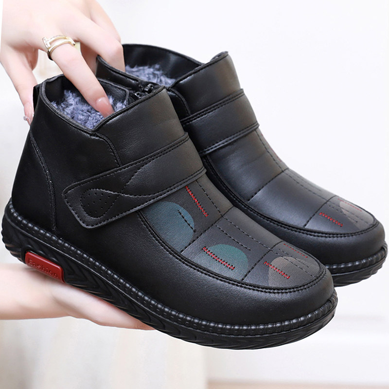 冬季老北京布鞋防水女棉鞋软底防滑加绒加厚保暖大码中老年妈妈鞋,淘宝优惠券,粉丝福利购,淘宝优惠卷