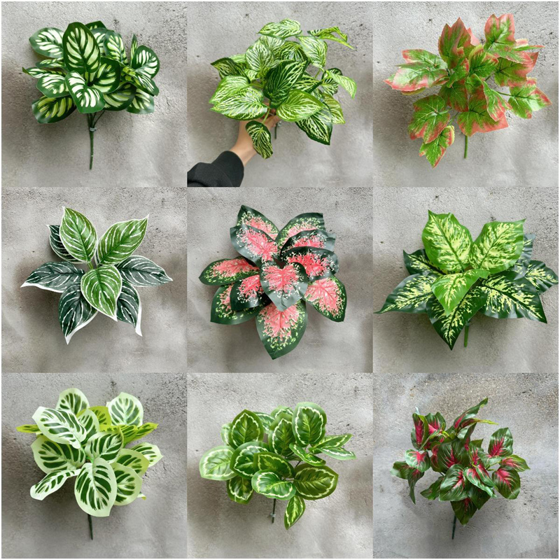 高仿真绿色蕨类植物大叶蕨草热带雨林装饰绿植墙面景观造景配材,淘宝优惠券,粉丝福利购,淘宝优惠卷