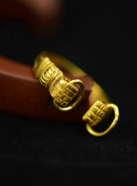 新品经典百搭拳头戒大权在握戒指