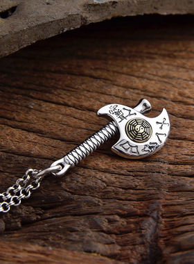 新品吊坠国风潮一斧压百祸金钱斧