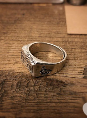 新款埃及荷鲁斯永生图腾戒指复古