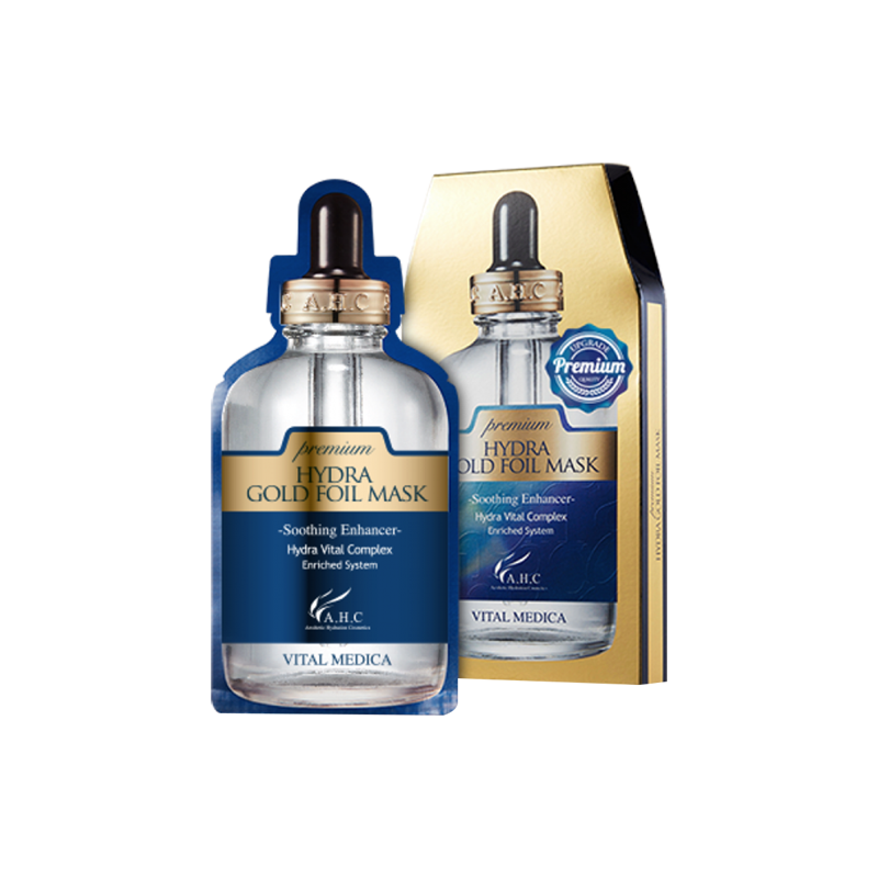 ahc /爱和纯黄金b5玻尿酸补水锡纸 Sasa莎莎海外贴片面膜