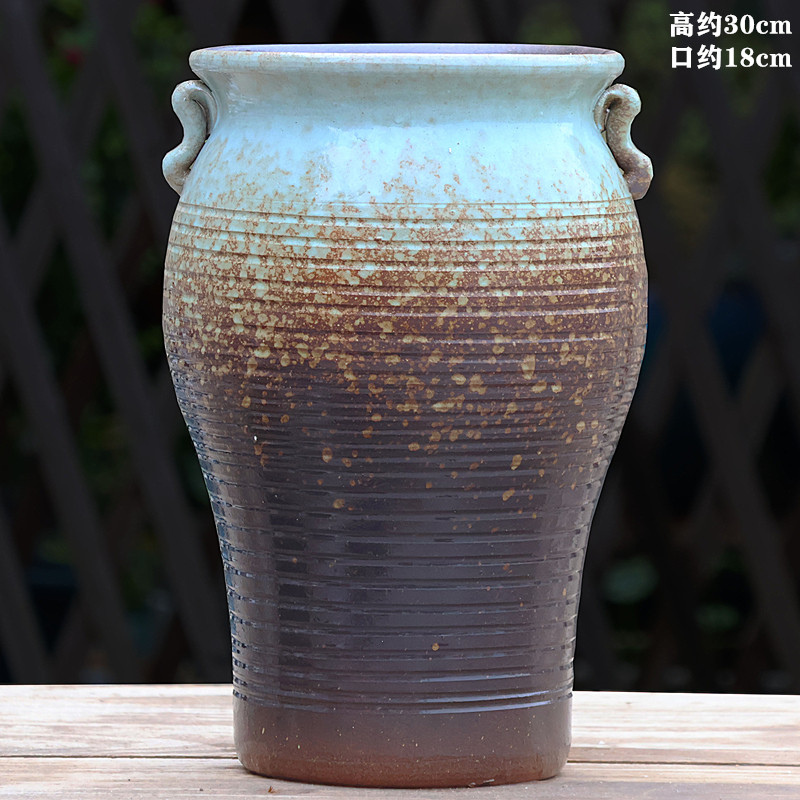 大号多肉花盆陶瓷三角梅专用家用阳台九尾狐绿植透气切口陶土高盆,淘宝优惠券,粉丝福利购,淘宝优惠卷