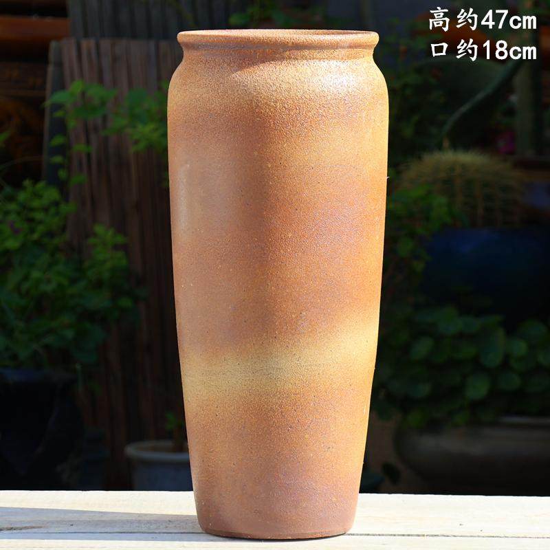 大号九尾狐高花盆家用高款垂丝茉莉多肉花盆陶瓷悬崖老桩粗陶直筒,淘宝优惠券,粉丝福利购,淘宝优惠卷