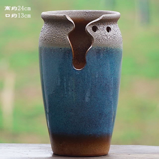 Stone pottery incision creative breathable high pile cliff old pile