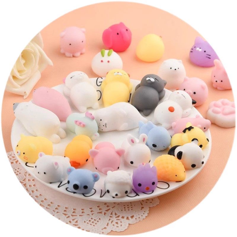 捏捏乐动物团子解压神器 儿童地推扫码小礼品线下节日活动赠品