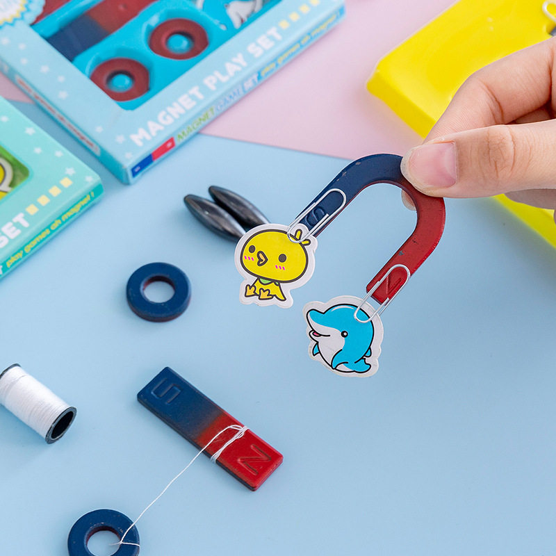 创意磁铁套装小学生教学用具幼儿园吸铁石益智玩具奖励毕业小礼品