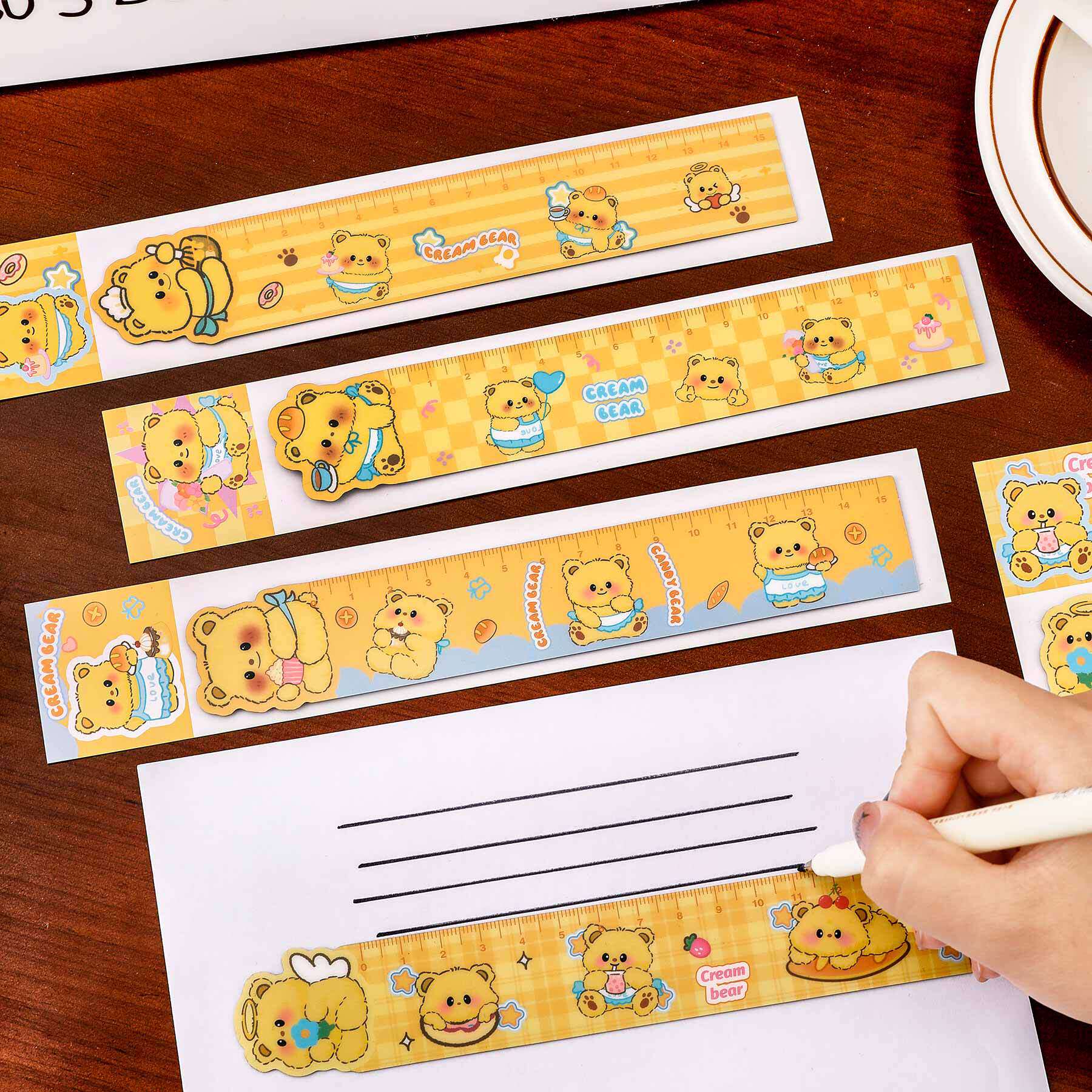 可爱磁性尺子儿童小学生女孩学生奖励磁力直尺高颜值小礼品小礼物