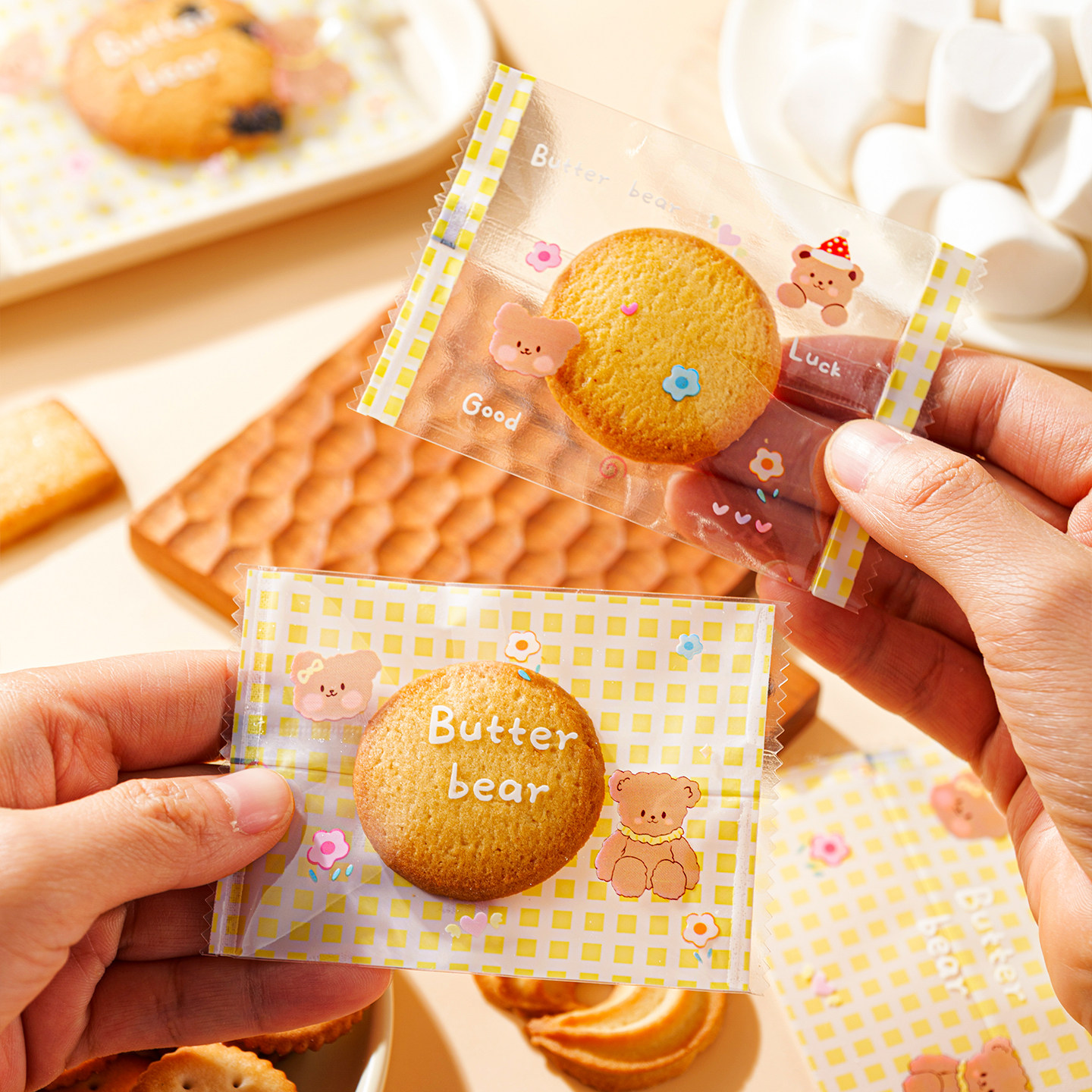 雪花酥包装袋曲奇饼干机封袋糖果奶枣打包礼盒牛轧糖单独糖纸袋口,淘宝优惠券,粉丝福利购,淘宝优惠卷