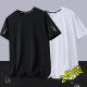 Ice silk T-shirt men's short-sleeved 2025 new summer sports quick-drying breathable half-sleeved men's t-shirt loose tops