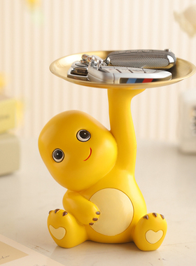 小黄龙入户门钥匙收纳q玄关摆件客厅电视柜家居装饰品乔迁新居礼