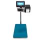 Weighing electronic scales with card swiping and label printing support for secondary development scales for hospital waste and other environments