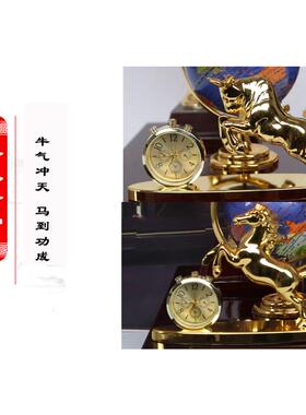 老板办公室桌面摆件装饰品高档文台创意笔筒招财摆设送领导礼品