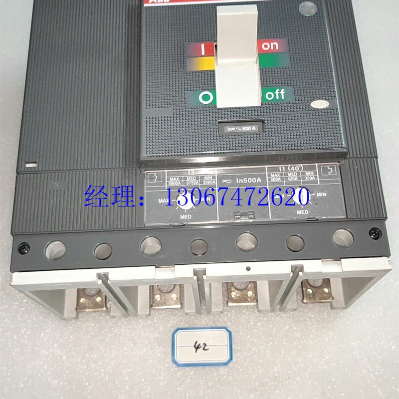 议价ABB断路器未使用件T5L630-500A4P,功能包好成色 - 图0