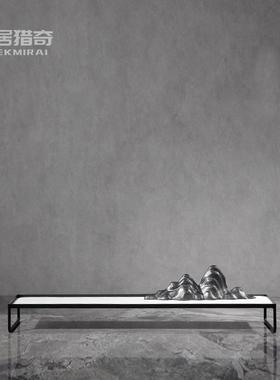 新中式玄关客厅桌面装饰摆件创意陶瓷花瓶假山摆设水晶玻璃工艺品