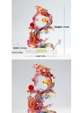采购产品釉面鱼装饰品，锦鲤鱼，金鱼装饰品，每年剩余的礼物，客