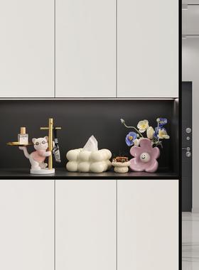 日历收纳盒玄关装饰品摆件轻奢高档客厅电视柜乔迁新居礼物高级感