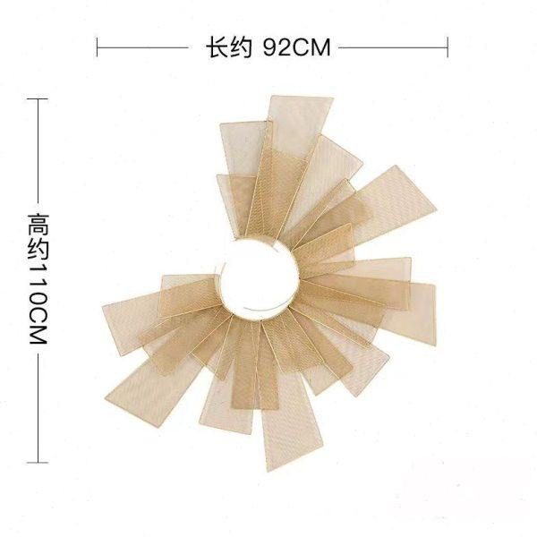 新中式餐厅客厅沙发背景墙壁饰轻奢玄关太阳壁挂样板房床头装饰品,淘宝优惠券,粉丝福利购,淘宝优惠卷