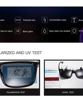 骑行偏光太阳镜男Polarized Sunglasses跑步运动方形墨镜女式滑雪