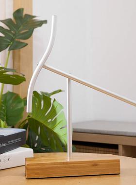 混沌摆钢铁侠永动机牛顿摆球实木摆件永动仪反重力模型高端工艺品