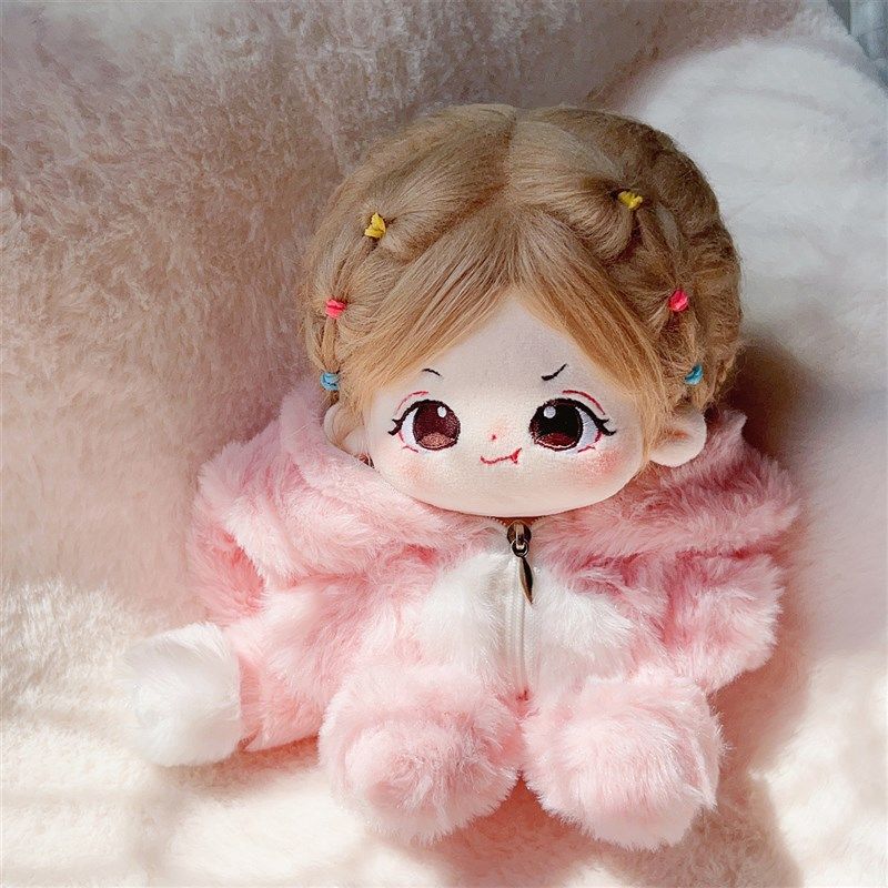 现货娃衣20cm网红嘟嘟喵连体睡衣连帽卫衣毛绒外套玩具Y公仔换衣,淘宝优惠券,粉丝福利购,淘宝优惠卷