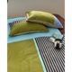 Niche fashion and simple four seasons available for 100v cotton bed four-piece set pure cotton sheet quilt cover bed cover bed fittings