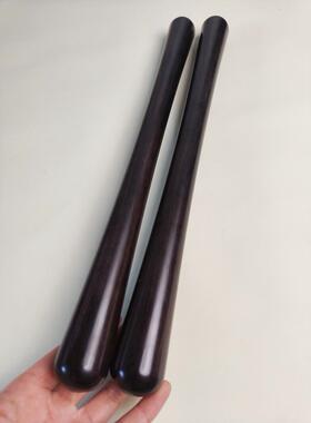 小叶紫檀筋骨棒，紫纯实木防身棒，圆头工艺，升级红木鼓棒原木
