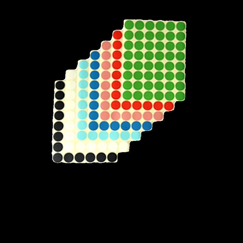 透明圆形封口贴封箱圆点PVC贴纸不干胶粘胶彩色标签塑料粘贴防水,淘宝优惠券,粉丝福利购,淘宝优惠卷