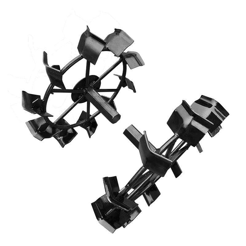 微耕机防滑轮翻转犁双面开沟犁翻土犁铧旋耕机防滑铁轮行走轮配件 - 图3