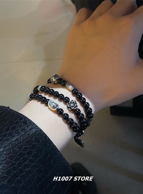百无禁忌 古风多层男款手链女手串小众设计情侣款饰品2024年新款