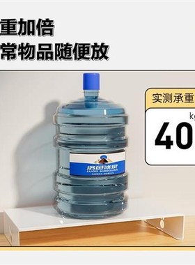电脑显示器增高架带抽屉台式办公室书桌上托架垫高底座收纳置物架