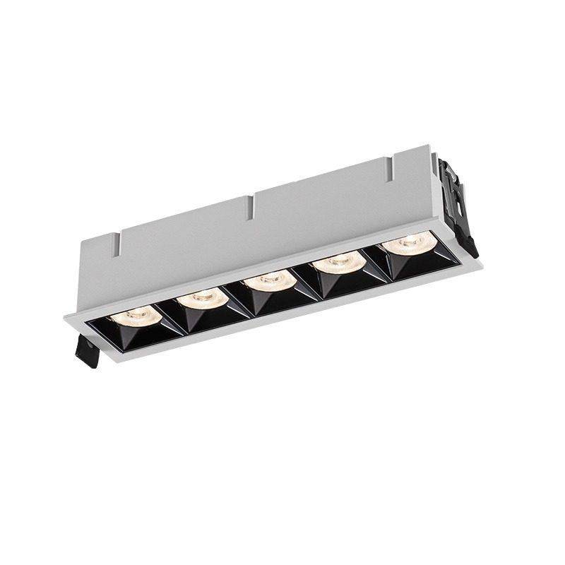 LED格栅线条灯家用无主灯暗装多眼嵌入式客厅方形长条五十头射灯,淘宝优惠券,粉丝福利购,淘宝优惠卷