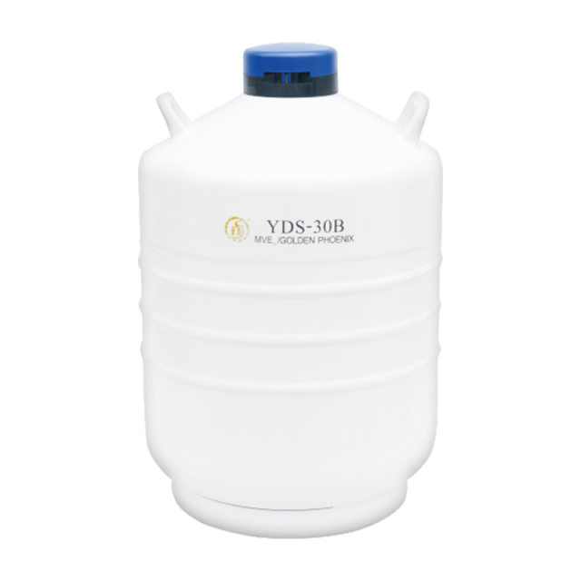 Chengdu Jinfeng Transport type liquid nitrogen tank YDS-30B small safety lock cover high-strength aluminum alloy vacuum