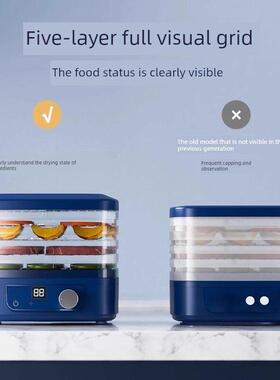 2025新型食品干燥机果蔬宠物肉类食品空气干燥机小型家用果干机