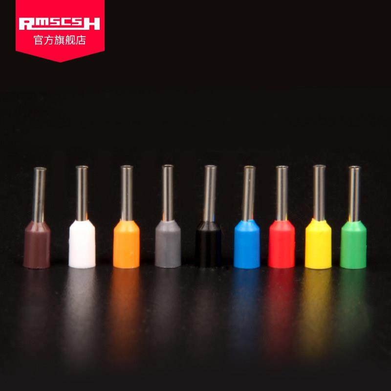 E4012紫铜预绝缘欧式管形冷压接线端子线鼻子针型线耳电线端头VE,淘宝优惠券,粉丝福利购,淘宝优惠卷