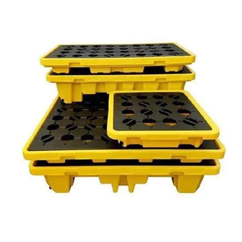 双桶化学品防渗漏塑料卡板单桶四桶危废油桶防泄漏侧漏塑料托盘,淘宝优惠券,粉丝福利购,淘宝优惠卷