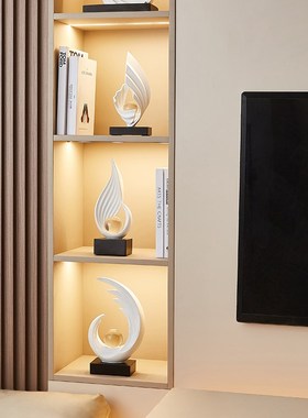 风生水起摆件现代简约客厅酒柜电视柜装饰品新家软装新房乔迁礼品