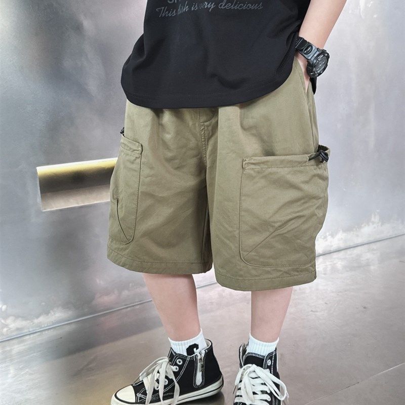 童装男童工装短裤2023夏季新款儿童休闲裤男孩五分裤五.分裤七分,淘宝优惠券,粉丝福利购,淘宝优惠卷