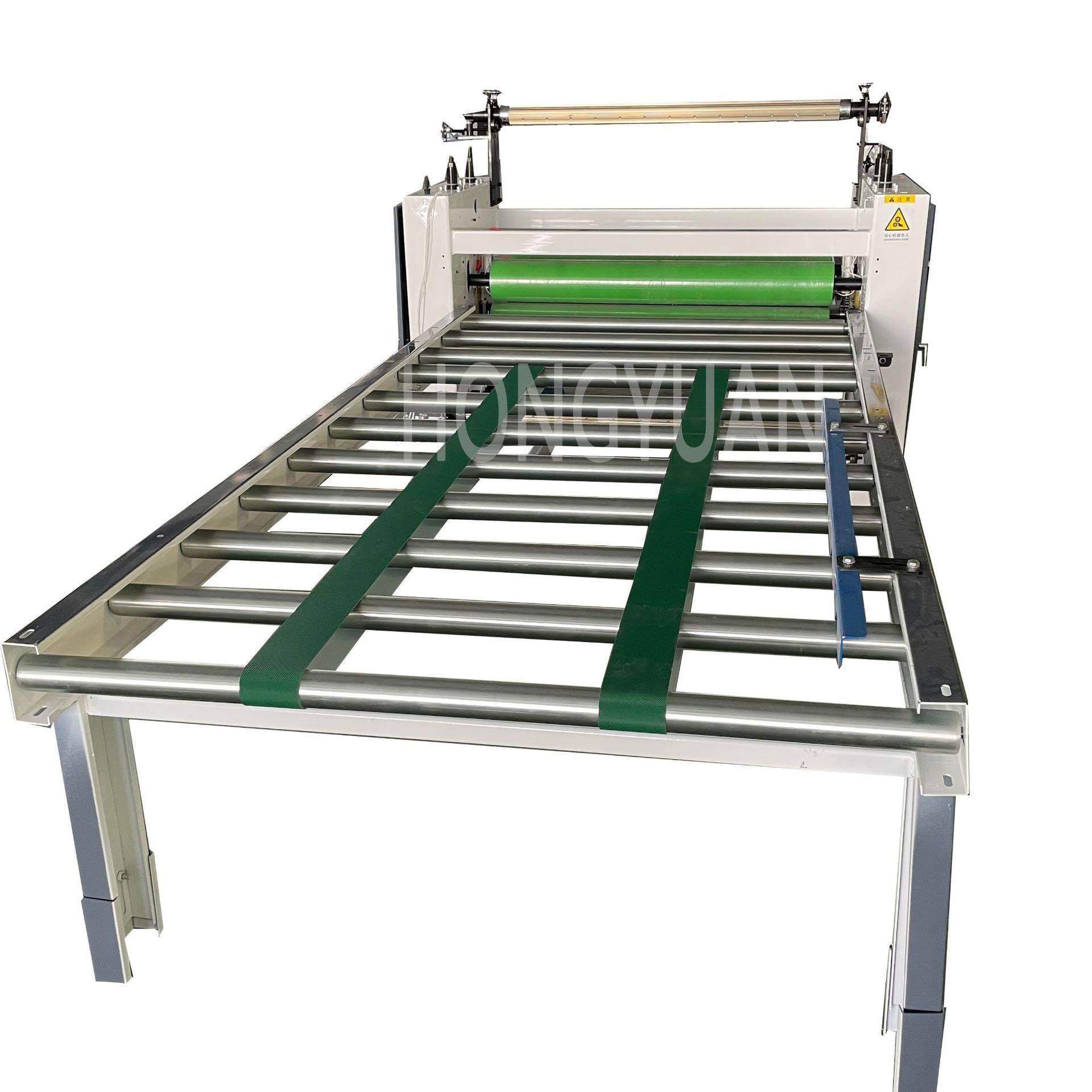 pvc发泡板密度板宣高速纸贴纸机双面滚胶贴面机自动进板自动码垛,淘宝优惠券,粉丝福利购,淘宝优惠卷