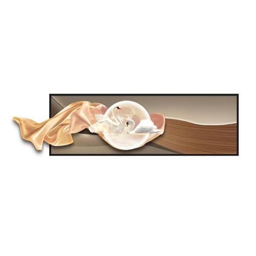 主卧床头挂画现光灯画客厅轻奢天鹅高级感卧室背景墙装饰壁画 - 图3