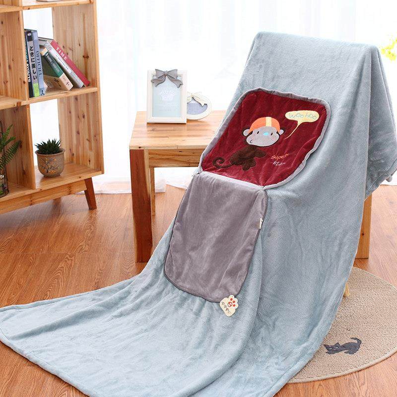 办公室抱枕被子两用车载加厚珊瑚绒折叠毛毯子二合一汽车午睡枕头,淘宝优惠券,粉丝福利购,淘宝优惠卷